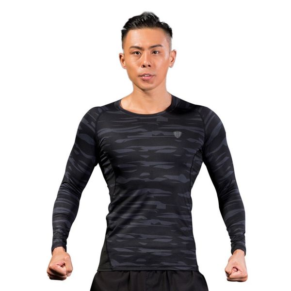 fashion-2018 camouflage long fitness t-shirt polyester green gray quick-drying clothes tight long sleeve t-shirt, Black;red
fashion-2018 camouflage long fitness t-shirt polyester green gray quick-drying clothes tight long sleeve t-shirt, Black;red