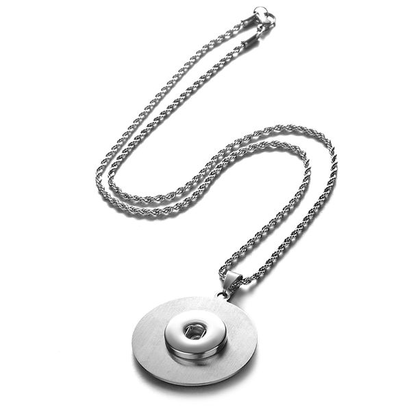 18mm vocheng ginger snaps jewelry stainless steel pendant stainless steel chain necklace nn-518 snap, Silver
18mm vocheng ginger snaps jewelry stainless steel pendant stainless steel chain necklace nn-518 snap, Silver