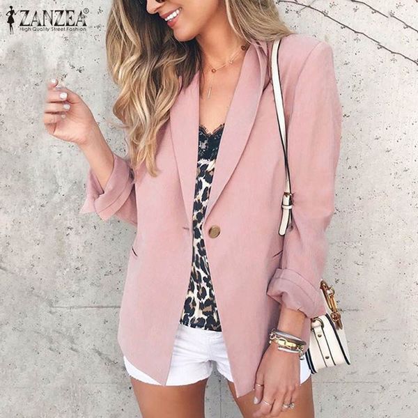 zanzea women's blazers suits 2019 fashion female coats winter long sleeve solid buttons outwear office work blazer overcoats 5xl, White;black
zanzea women's blazers suits 2019 fashion female coats winter long sleeve solid buttons outwear office work blazer overcoats 5xl, White;black