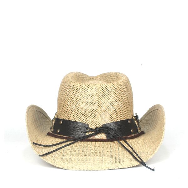 100% straw women men hollow western cowboy hat summer dad lady sombrero hombre beach panama jazz sun hat size 56-58cm, Blue;gray
100% straw women men hollow western cowboy hat summer dad lady sombrero hombre beach panama jazz sun hat size 56-58cm, Blue;gray