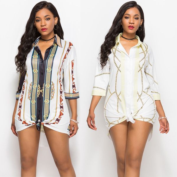 Designer Print Womens Shirt Dresses Luxury Gold Ladies Summer Dress Fashion Plus Size A Line Dress
Designer Print Womens Shirt Dresses Luxury Gold Ladies Summer Dress Fashion Plus Size A Line Dress