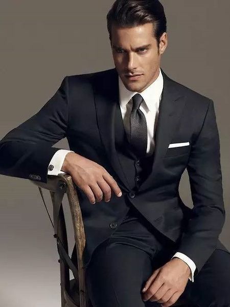 handsome two buttons groomsmen peak lapel groom tuxedos men suits wedding/prom/dinner man blazer(jacket+pants+tie+vest) 680, Black;gray
handsome two buttons groomsmen peak lapel groom tuxedos men suits wedding/prom/dinner man blazer(jacket+pants+tie+vest) 680, Black;gray