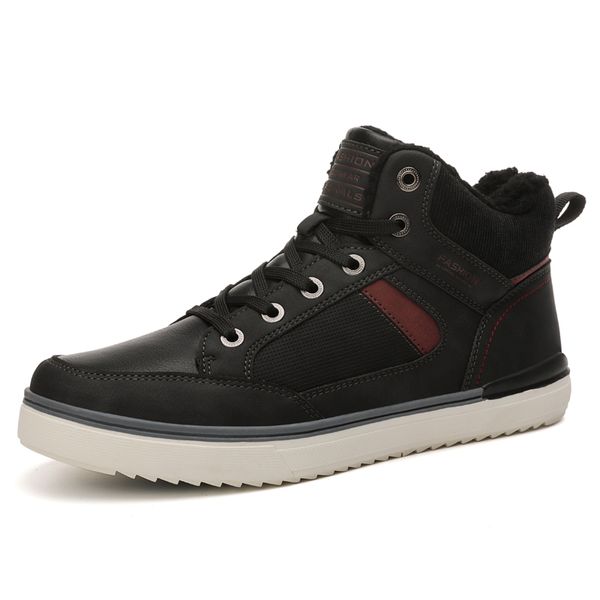 2019 classic leather ankle men boots snow shoes fur plush autumn winter warm male casual boots sneakers footwear, Black
2019 classic leather ankle men boots snow shoes fur plush autumn winter warm male casual boots sneakers footwear, Black