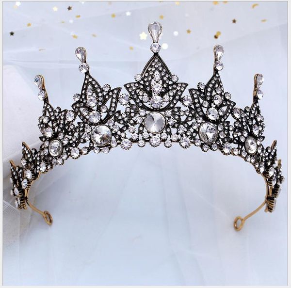 crown water drill baroque bride crown headdress atmospheric black new style, Slivery;golden
crown water drill baroque bride crown headdress atmospheric black new style, Slivery;golden