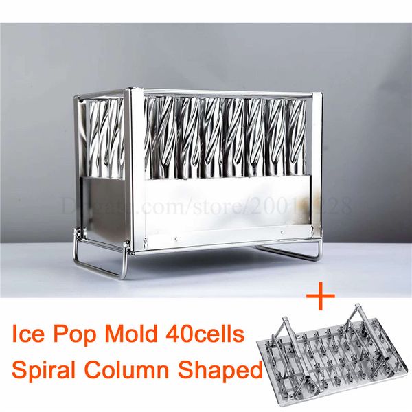 spiral column shaped diy ice pop mold frozen popsicle ice cream mould 40cells/set with sticks holder brand new
spiral column shaped diy ice pop mold frozen popsicle ice cream mould 40cells/set with sticks holder brand new