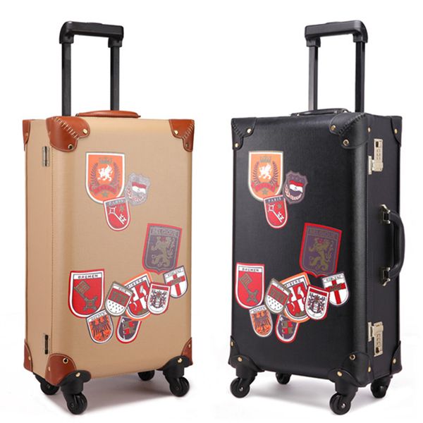 vintage 24inch universal wheel retro uk style suitcase vintage trolley luggage travel bag trolley female male fashion pull box
vintage 24inch universal wheel retro uk style suitcase vintage trolley luggage travel bag trolley female male fashion pull box