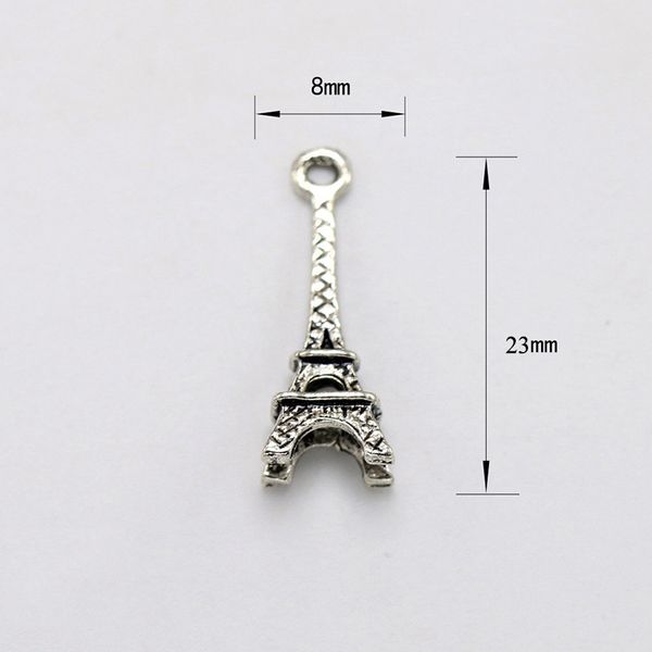 50pcs/lot 23x8mm zinc alloy iron tower charms pendants for diy bracelet necklace accessories jewelry findings, Bronze;silver
50pcs/lot 23x8mm zinc alloy iron tower charms pendants for diy bracelet necklace accessories jewelry findings, Bronze;silver