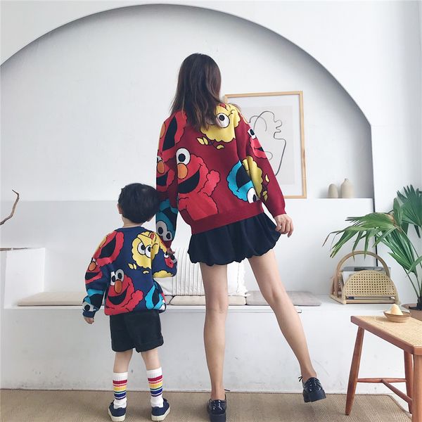 autumn winter new kids clothes parents'and children's clothes european and american style kids sweaters pullover, Blue
autumn winter new kids clothes parents'and children's clothes european and american style kids sweaters pullover, Blue