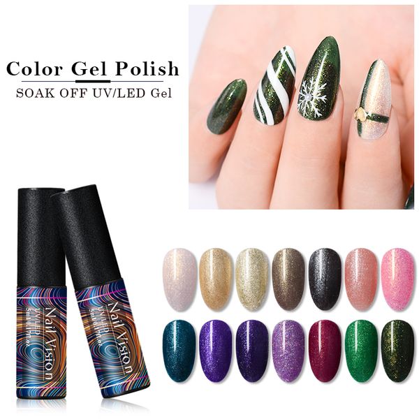 nail vision glitter gel polish shining sequins holographic long lasting soak off uv nail gel 5ml art varnish lak, Red;pink
nail vision glitter gel polish shining sequins holographic long lasting soak off uv nail gel 5ml art varnish lak, Red;pink