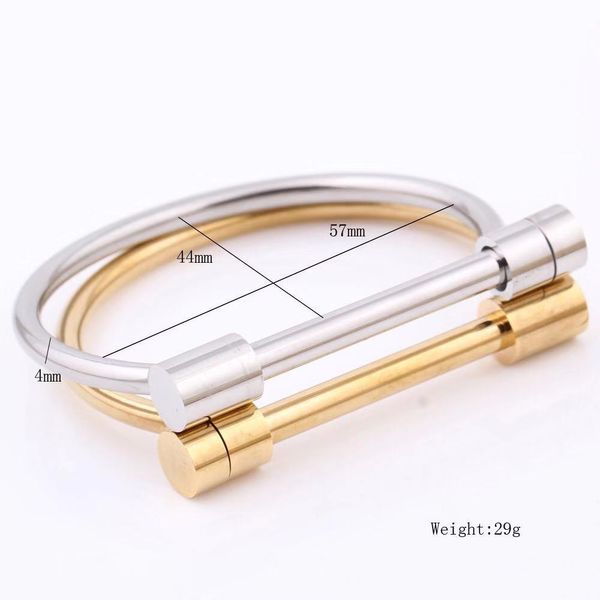 european and american fashion rose gold titanium steel bracelet horseshoe bracelet stainless steel d word female, Black
european and american fashion rose gold titanium steel bracelet horseshoe bracelet stainless steel d word female, Black