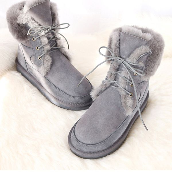 2019 new australia genuine sheepskin leather snow boots women wool boots suede sheep fur flat anti-skid warm winter shoes mx200324, Black
2019 new australia genuine sheepskin leather snow boots women wool boots suede sheep fur flat anti-skid warm winter shoes mx200324, Black