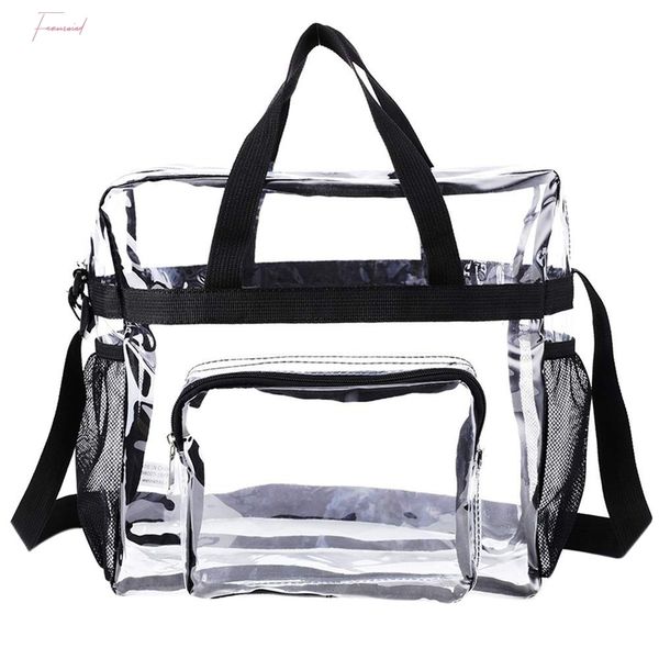 transparent tote bag stadium security travel and gym clear bag, see through tote bag for work, sports games and concerts
transparent tote bag stadium security travel and gym clear bag, see through tote bag for work, sports games and concerts