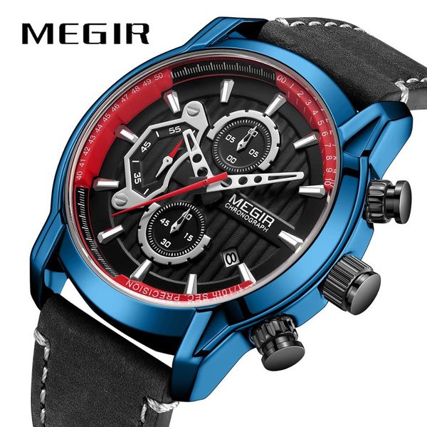 megir sports mens quartz watches calendar chronograph multifunction watch men waterproof wristwatches clock, Slivery;brown
megir sports mens quartz watches calendar chronograph multifunction watch men waterproof wristwatches clock, Slivery;brown