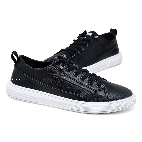 all black men's leather casual shoes fashion breathable sneakers fashion flats microfiber leather shoes *629
all black men's leather casual shoes fashion breathable sneakers fashion flats microfiber leather shoes *629