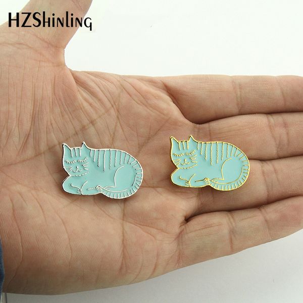 2019 new sleepy cat enamel pin badge light blue and black cats brooches fashion animals lovers pins a brooch women en003, Gray
2019 new sleepy cat enamel pin badge light blue and black cats brooches fashion animals lovers pins a brooch women en003, Gray