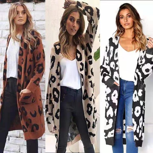 new winner ladies leopard print have a pocket acrylic material fashion design crdigan jacket 3 colour ing, Black
new winner ladies leopard print have a pocket acrylic material fashion design crdigan jacket 3 colour ing, Black