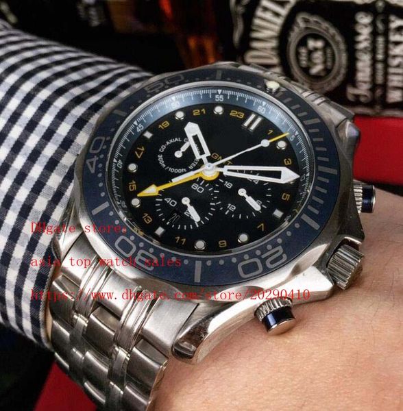 2019 version 2 style gmt ceramic bezel 40mm japanese multifunctional quartz movement 316 l steel chronograph mens watch, Slivery;brown
2019 version 2 style gmt ceramic bezel 40mm japanese multifunctional quartz movement 316 l steel chronograph mens watch, Slivery;brown