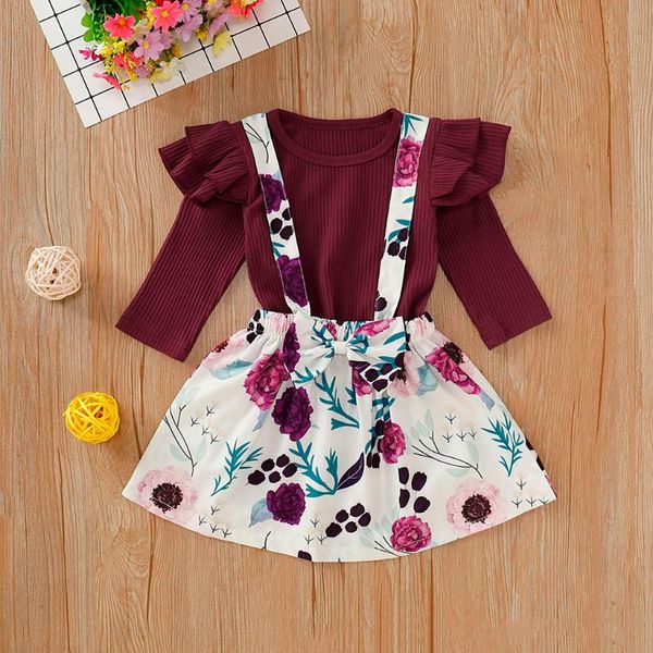 toddler kids baby girls clothes set 2020 fashion floral ruffle +overalls skirt outfits o-neck clothes roupa infantil menina, White
toddler kids baby girls clothes set 2020 fashion floral ruffle +overalls skirt outfits o-neck clothes roupa infantil menina, White