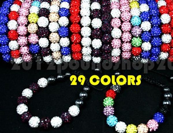 promotion 10mm ball beads mixed multicolor bracelet bangles new style hrftg3, Black
promotion 10mm ball beads mixed multicolor bracelet bangles new style hrftg3, Black