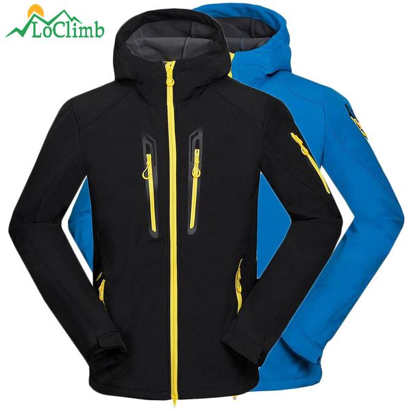 loclimb waterproof fleece softshell hiking jackets men winter trekking camping climbing coat outdoor windproof ski jacket ,am105, Blue;black
loclimb waterproof fleece softshell hiking jackets men winter trekking camping climbing coat outdoor windproof ski jacket ,am105, Blue;black