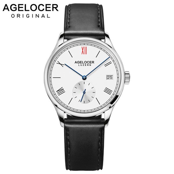 agelocer swiss brand women bracelet watch automatic france leather strap 36mm ladies wrist watch switzerland original watches, Slivery;brown
agelocer swiss brand women bracelet watch automatic france leather strap 36mm ladies wrist watch switzerland original watches, Slivery;brown