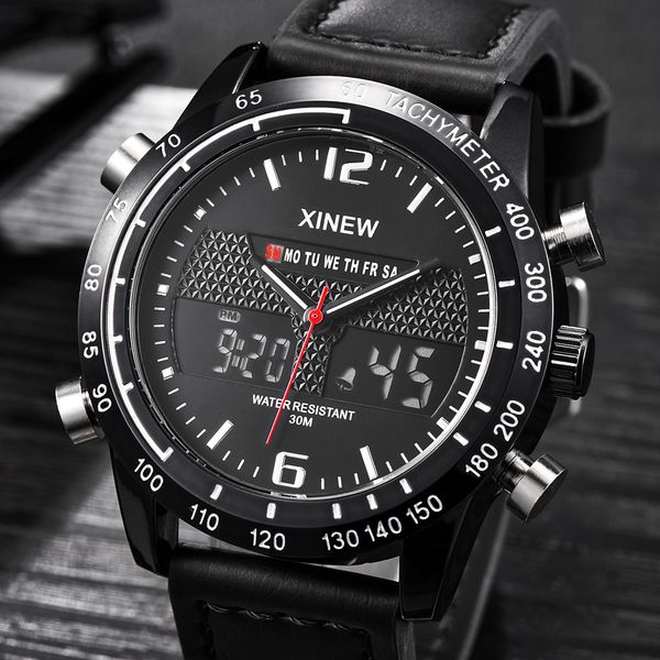 xinew new arrivals fashion electronic belt watch male table tide male cool dual display watch foreign trade watch special explosion models, Slivery;brown
xinew new arrivals fashion electronic belt watch male table tide male cool dual display watch foreign trade watch special explosion models, Slivery;brown