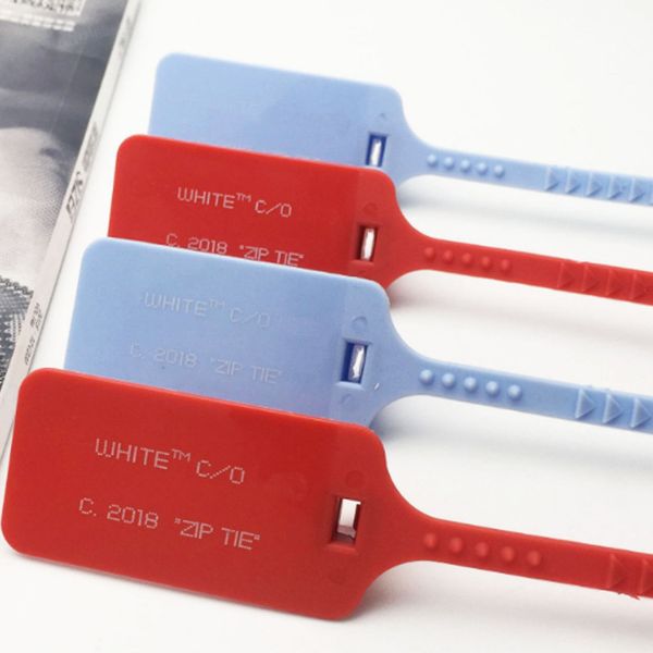 2018 Wholesale Red Blue tag Zip Tie Plastic tag for off shoes C.2018
2018 Wholesale Red Blue tag Zip Tie Plastic tag for off shoes C.2018