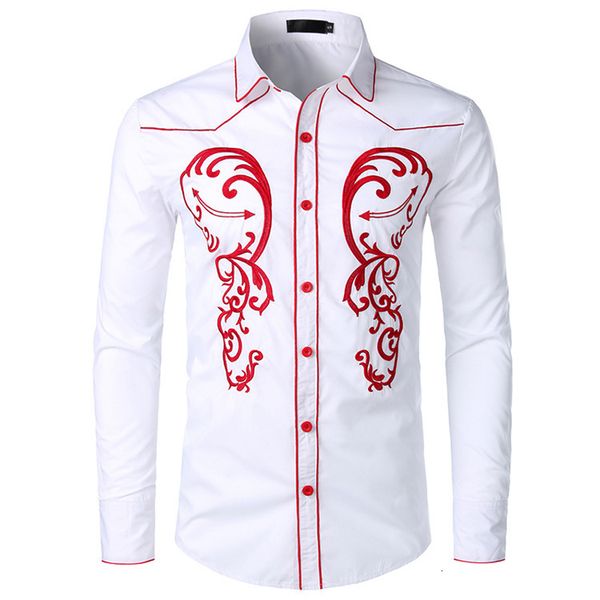 embroidered shirt u.s.a west style men's wear shirt west cowboy embroidery lining lc14, White;black
embroidered shirt u.s.a west style men's wear shirt west cowboy embroidery lining lc14, White;black