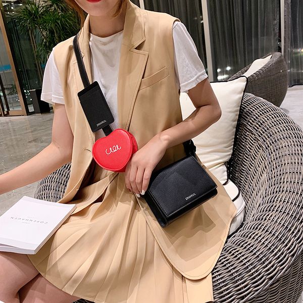 cute personality design 2019 new single shoulder bag love combination oblique satchel
cute personality design 2019 new single shoulder bag love combination oblique satchel