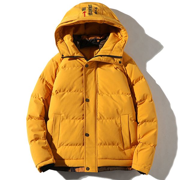 men's new winter casual hooded cotton clothes men's couple's oversize cotton coat, Black
men's new winter casual hooded cotton clothes men's couple's oversize cotton coat, Black