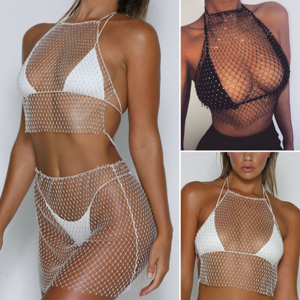 new 2020 summer women crochet fishnet swimwear summer beach dress sheer bikini cover up, White;black
new 2020 summer women crochet fishnet swimwear summer beach dress sheer bikini cover up, White;black