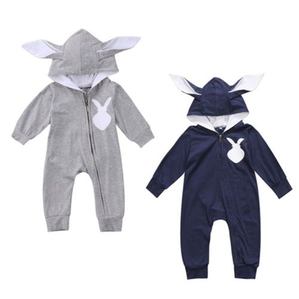 newborn baby hooded rompers infant toddler boys girl boy 3d ears rabbit clothes cotton zipper jumpsuit romper one-piece outfits, Blue
newborn baby hooded rompers infant toddler boys girl boy 3d ears rabbit clothes cotton zipper jumpsuit romper one-piece outfits, Blue