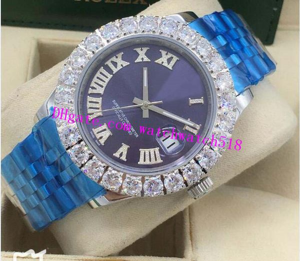 latest version 10 style 44mm mens platinum ii diamond dial bigger diamond bezel roman numerals automatic fashion men's watches wristwat, Slivery;brown
latest version 10 style 44mm mens platinum ii diamond dial bigger diamond bezel roman numerals automatic fashion men's watches wristwat, Slivery;brown