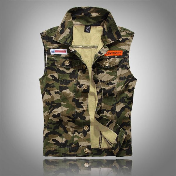 popular han edition men's wear camouflage leisure vest men youth code cowboy vest leisure trend tank dj808, Black;white
popular han edition men's wear camouflage leisure vest men youth code cowboy vest leisure trend tank dj808, Black;white