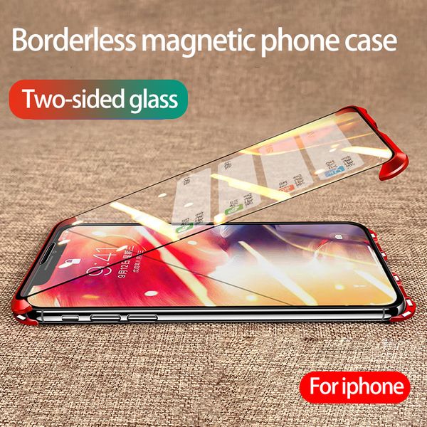 for iphone xs max phone case borderless magnetic phone case double-sided tempered glass drop protection cover support 2pcs delivery
for iphone xs max phone case borderless magnetic phone case double-sided tempered glass drop protection cover support 2pcs delivery