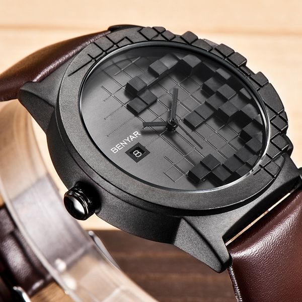 creative watches men new design watch unique small cube waterproof leather quartz clock male sports watches relogio masculino, Slivery;brown
creative watches men new design watch unique small cube waterproof leather quartz clock male sports watches relogio masculino, Slivery;brown
