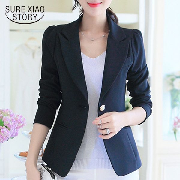 abrigos mujer invierno 2019 autumn long sleeve women jacket slim solid black office ladies work outwear jacket women d203 90, Black;brown
abrigos mujer invierno 2019 autumn long sleeve women jacket slim solid black office ladies work outwear jacket women d203 90, Black;brown
