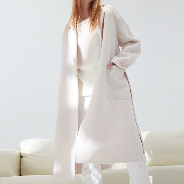 lanmrem 2019 winter new casual fashion temperament women loose plus solid color large pocket double-faced cashmere coat tc595, Black
lanmrem 2019 winter new casual fashion temperament women loose plus solid color large pocket double-faced cashmere coat tc595, Black
