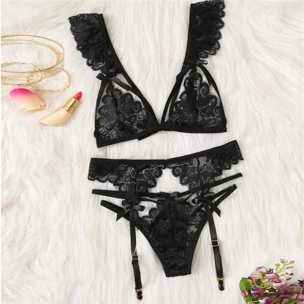 3-pc women lace lingerie straps bra and panty garter set underwear babydoll women plus size perspective solid sleepwear#15s, Red;black
3-pc women lace lingerie straps bra and panty garter set underwear babydoll women plus size perspective solid sleepwear#15s, Red;black