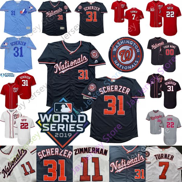 Washington 2019 World Series WS Nationals Jersey Anthony Rendon Trea Turner Patrick Corbin Juan Soto Max Scherzer Ryan Zimmerman
Washington 2019 World Series WS Nationals Jersey Anthony Rendon Trea Turner Patrick Corbin Juan Soto Max Scherzer Ryan Zimmerman
