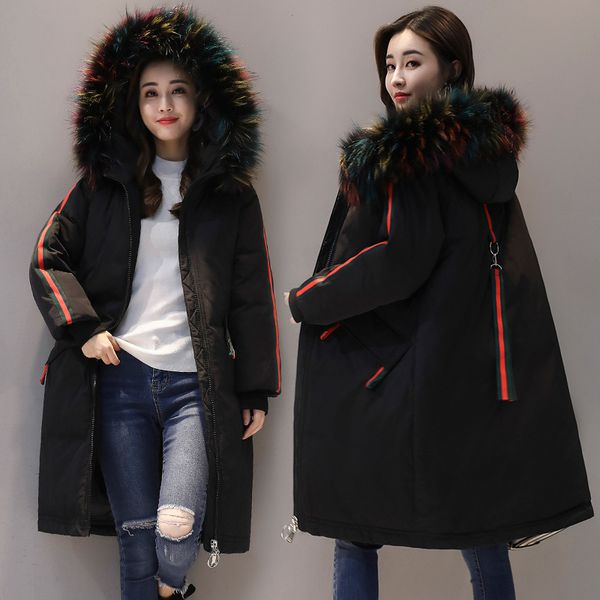 winter plus size down cotton padded women long colourful big fur collar warm coat jacket maternity parka pregnancy clothes, White
winter plus size down cotton padded women long colourful big fur collar warm coat jacket maternity parka pregnancy clothes, White