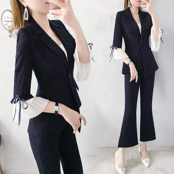 striped 2 piece office set women flare sleeve pants set womens matching luxury 2 piece women korean woman suit, White
striped 2 piece office set women flare sleeve pants set womens matching luxury 2 piece women korean woman suit, White