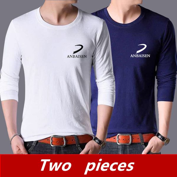 designer classic men pure cotton long sleeve t-shirt big yards leisure loose round collar render unlined upper garment, White;black
designer classic men pure cotton long sleeve t-shirt big yards leisure loose round collar render unlined upper garment, White;black