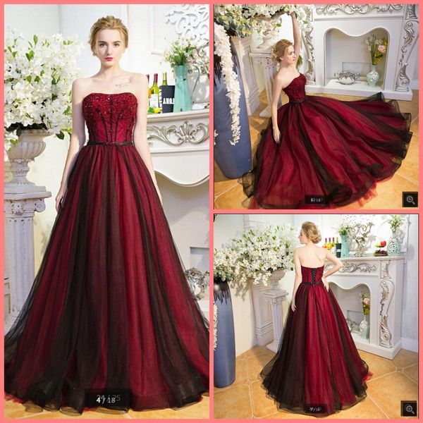 2019 vestido de festa black burgundy ball gown beading elegant prom dress strapless with sweetheart neck princess puffy long prom gowns
2019 vestido de festa black burgundy ball gown beading elegant prom dress strapless with sweetheart neck princess puffy long prom gowns
