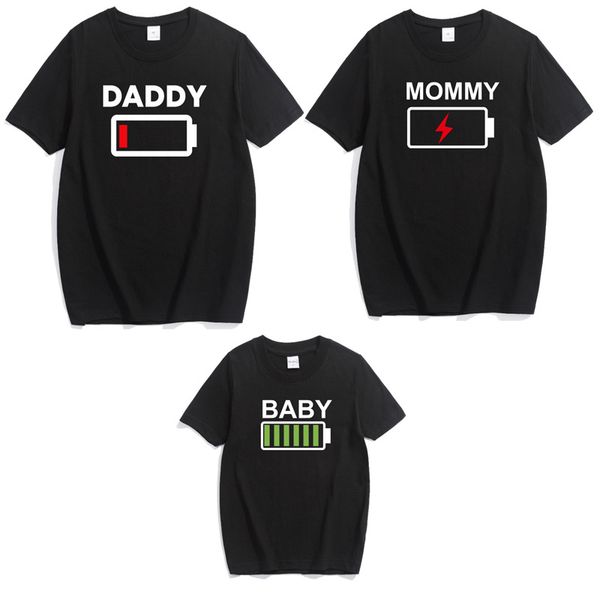 family matching clothes look outfit funny battery dad mom girl t-shirt for daddy mommy me baby boy, Blue
family matching clothes look outfit funny battery dad mom girl t-shirt for daddy mommy me baby boy, Blue