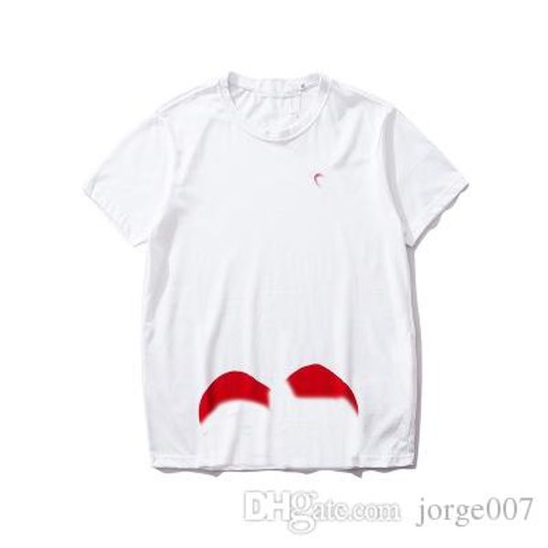 designer luxury t shirt for mens white red half heart couples with paragraph casual cotton fashion short sleeves, White;black
designer luxury t shirt for mens white red half heart couples with paragraph casual cotton fashion short sleeves, White;black