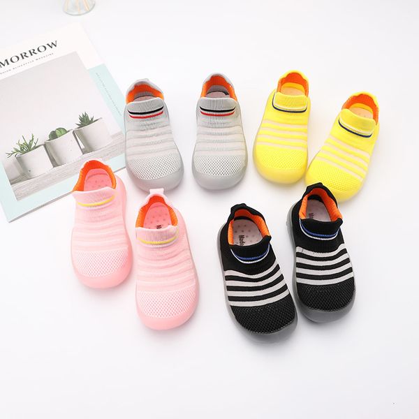 2020 autumn girls boys casual shoes stripe baby toddler shoes comfortable non-slip soft bottom children kids knitted shoes, Black
2020 autumn girls boys casual shoes stripe baby toddler shoes comfortable non-slip soft bottom children kids knitted shoes, Black