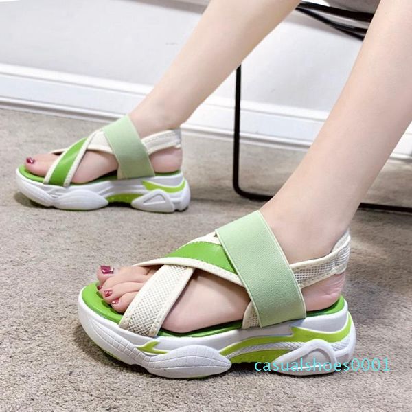 ribetrini new casual women brand platform shoes women summer fresh wedges sandals 2020 summer slip-on sandalslll c01, Black
ribetrini new casual women brand platform shoes women summer fresh wedges sandals 2020 summer slip-on sandalslll c01, Black