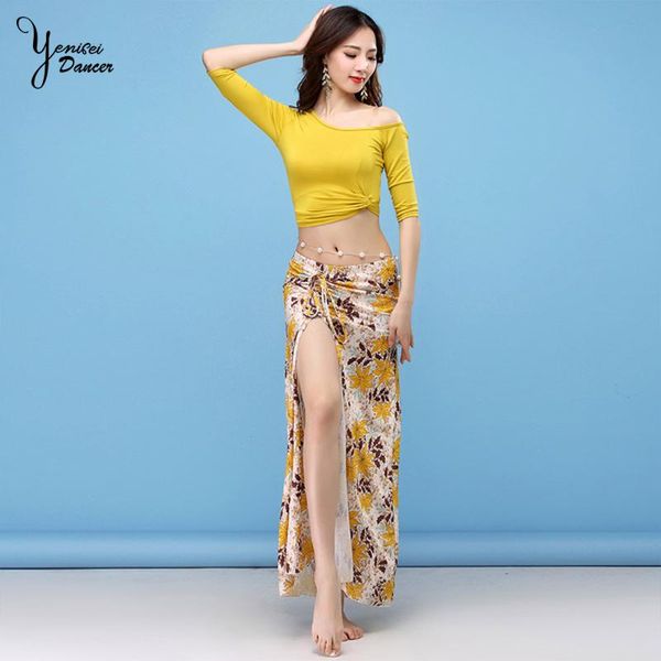 autumn and winter new belly dance clothing practice clothes mid-sleeve modal split skirt dress women, Black;red
autumn and winter new belly dance clothing practice clothes mid-sleeve modal split skirt dress women, Black;red