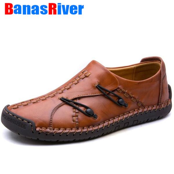 2020 new outdoor handmade leather loafers moccasin slip on sneakers flats causal men shoes male footwear boat, Black
2020 new outdoor handmade leather loafers moccasin slip on sneakers flats causal men shoes male footwear boat, Black